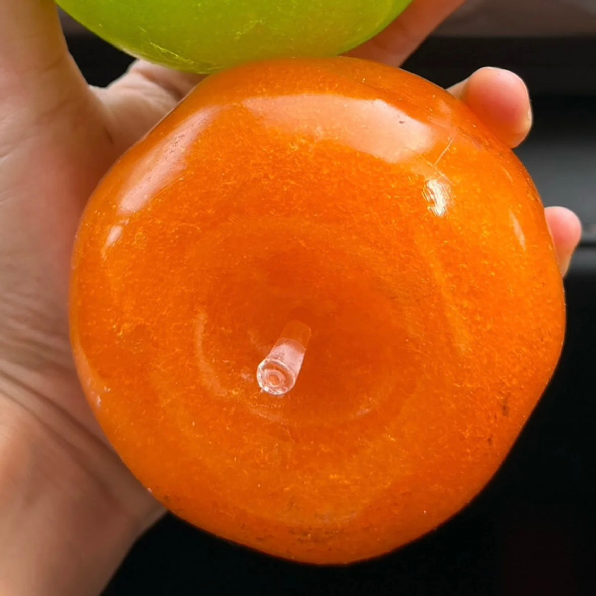 Apple Shape Crisp Satisfying Sound Stress Ball