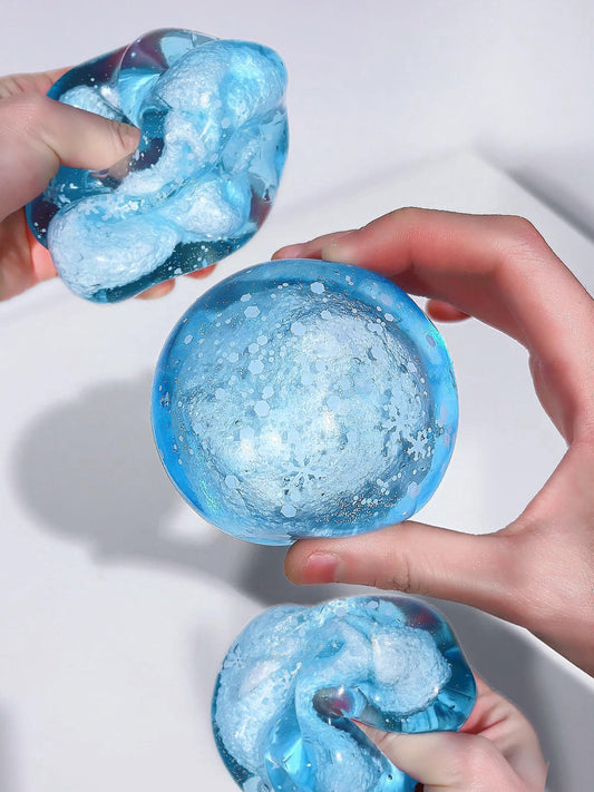 Maltose Snow Stress Ball Squishy Stress Relief Decompression Toy