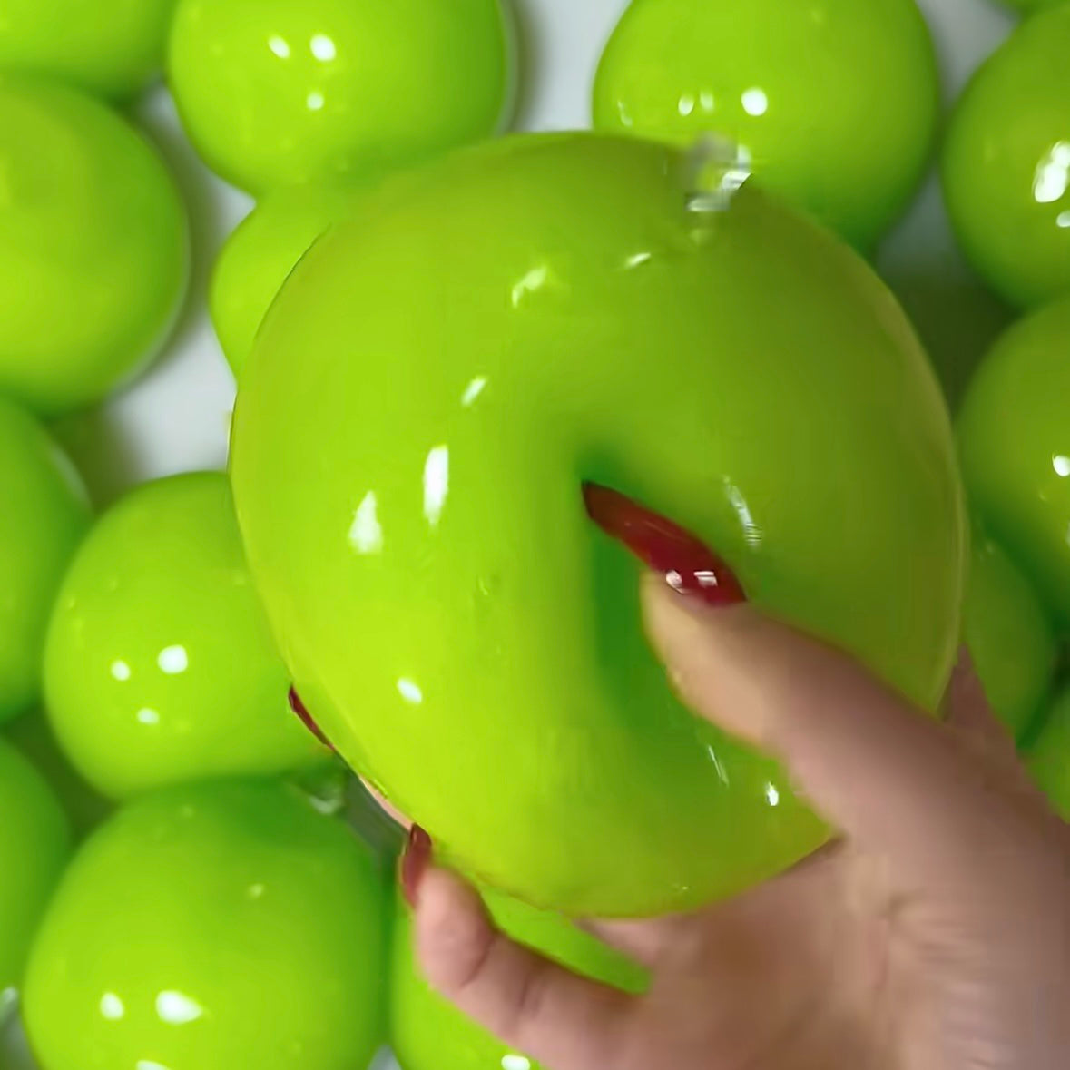 Apple Shape Crisp Satisfying Sound Stress Ball