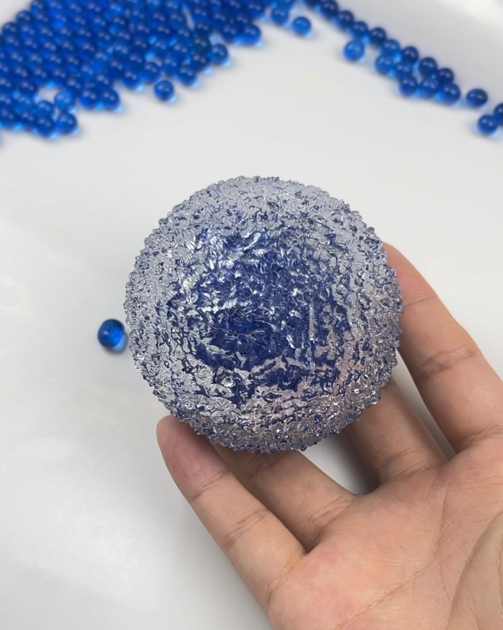 Stress Ball Sapphire Blue Squishy Stress Relief Decompression Toy