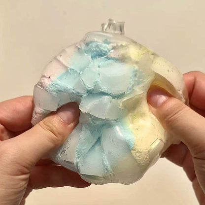 Tri-color & Chocolate Stress Ball Crispy Skin Squishy Stress Relief Decompression Toy