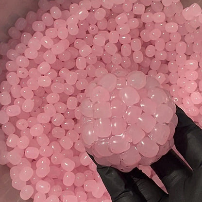 Blue or Pink or Green or White Handmade Stress Balls
