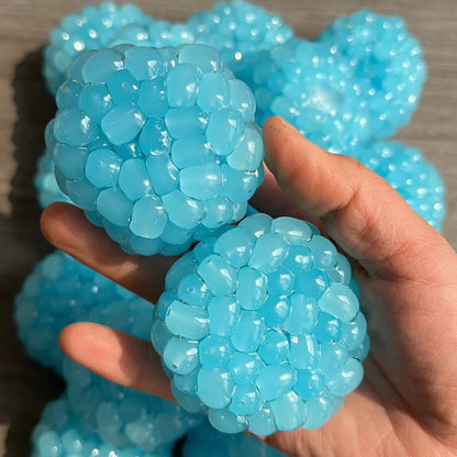 Blue or Pink or Green or White Handmade Stress Balls