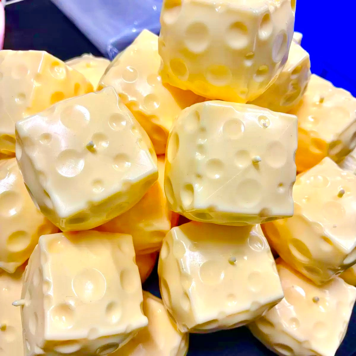 Mini Blocks Cheese Stress Ball Squishy Stress Relief Decompression Toy