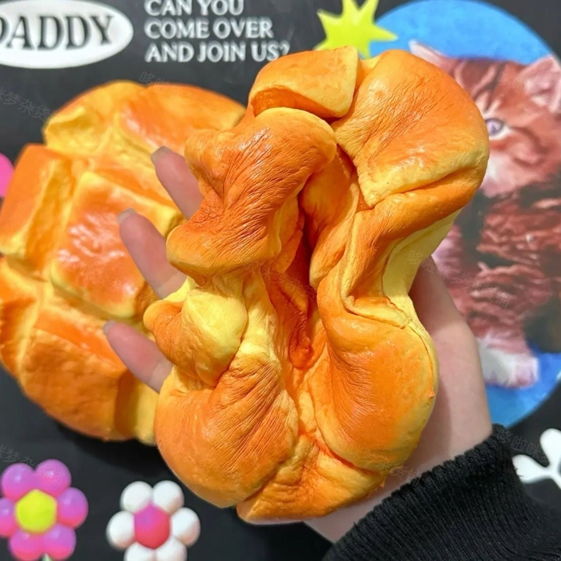 Melon Bread Slow Rising Squishy Stress Relief Decompression Toy