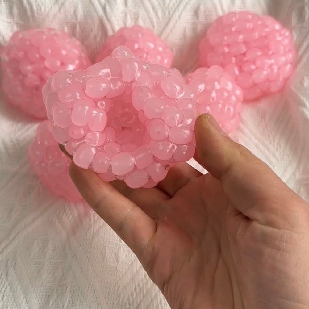 Blue or Pink or Green or White Handmade Stress Balls