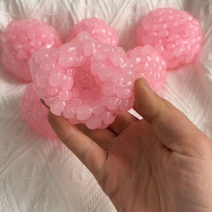 Blue or Pink or Green or White Handmade Stress Balls