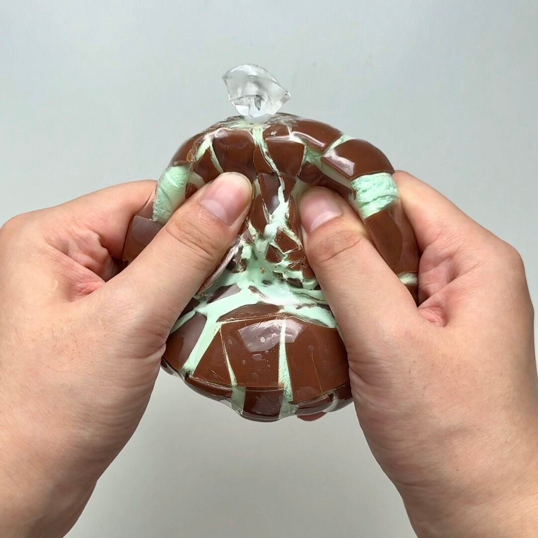 Tri-color & Chocolate Stress Ball Crispy Skin Squishy Stress Relief Decompression Toy