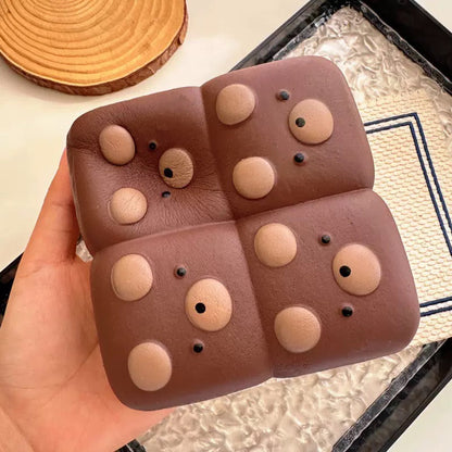 Chocolate Puppy Bread Slow Rising Squishy Stress Relief Decompression Toy